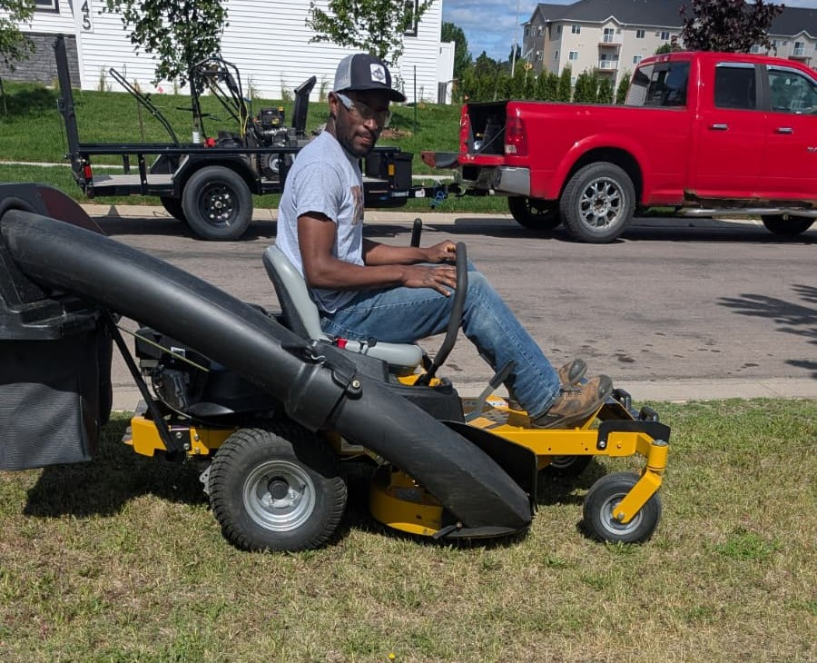 Lawn mowing service